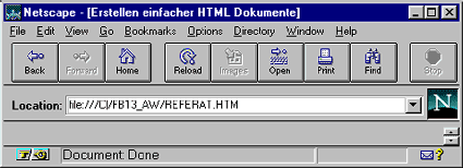 Beispiel: Der Titel im Browser