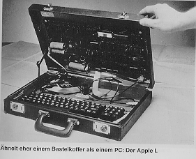 Bild vom Computer Apple I