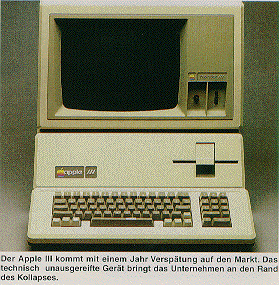 Bild des Computers Apple III