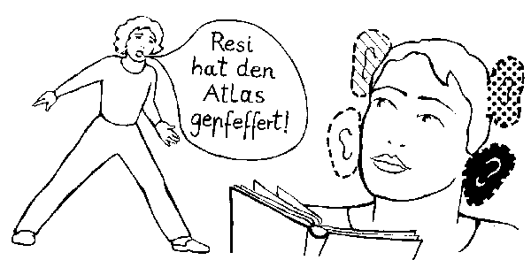 Resi hat den Atlas in die Ecke gepfeffert!